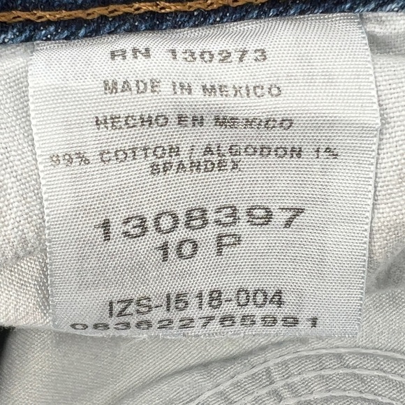 Riders By Lee Straight Leg Jeans Size 10 Petite Women’s - Picture 4 of 5